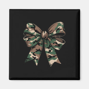 Camo Coquette Bow Anka Hunting Girls Women Hjort H Magnet