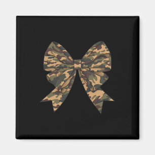 Camo Coquette Bow Anka som jagar flickor Kids Wome Magnet