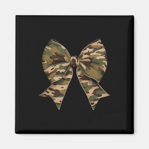 Camo Coquette Bow Anka som jagar flickor Kids Wome Magnet