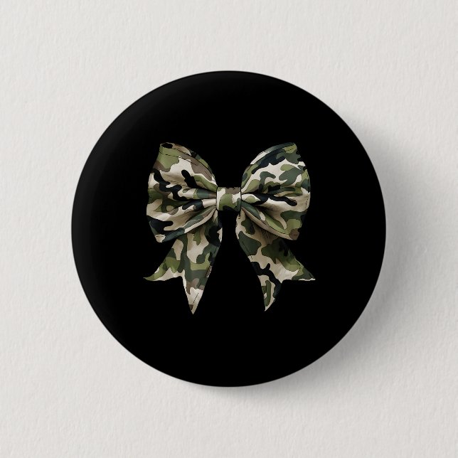 Camo Coquette Bow Hunt Anka Hunting Camouflage 1 Knapp (Framsida)