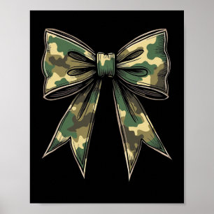 Camo Coquette Bow Hunt Anka Hunting Camouflage 2 Poster