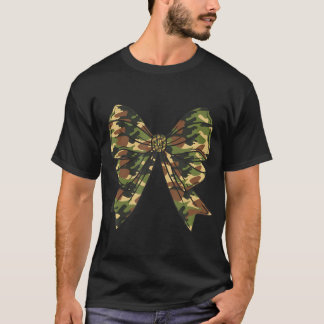 Camo Coquette Bow Hunt Anka Hunting Camouflage Wom T Shirt