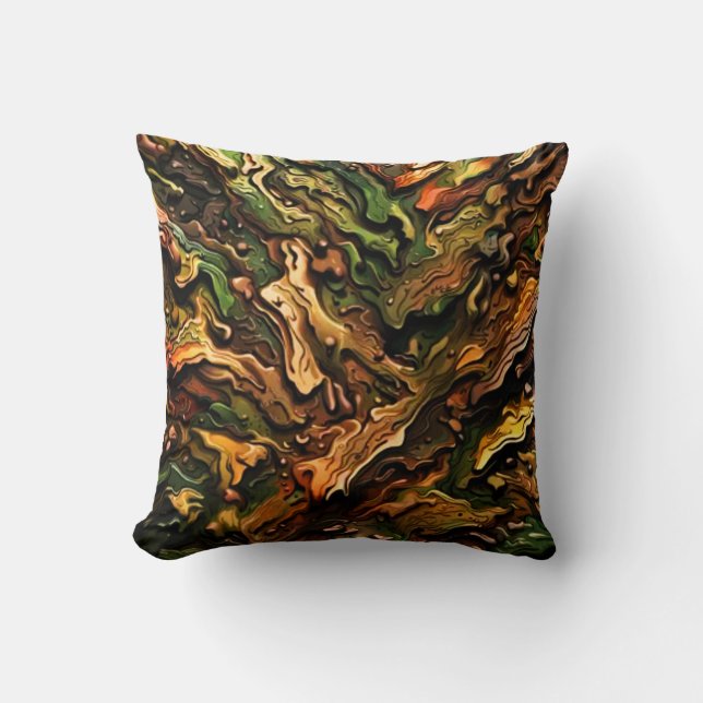 Camo Design Kudde (Framsida)