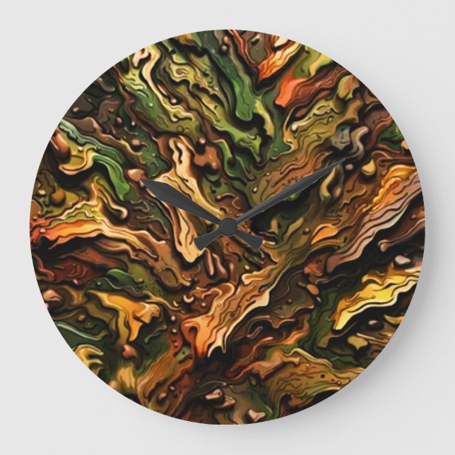 Camo Design Stor Klocka (Framsida)