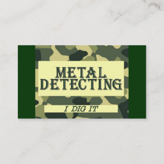 Camo designmetall som avkänner visitkorten visitkort