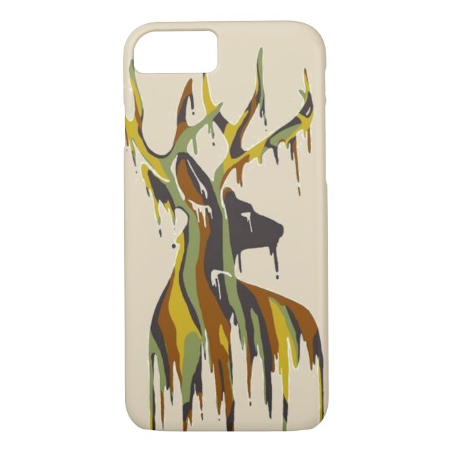 Camo Drip-Hjort Case-Mate iPhone Skal (Baksida)