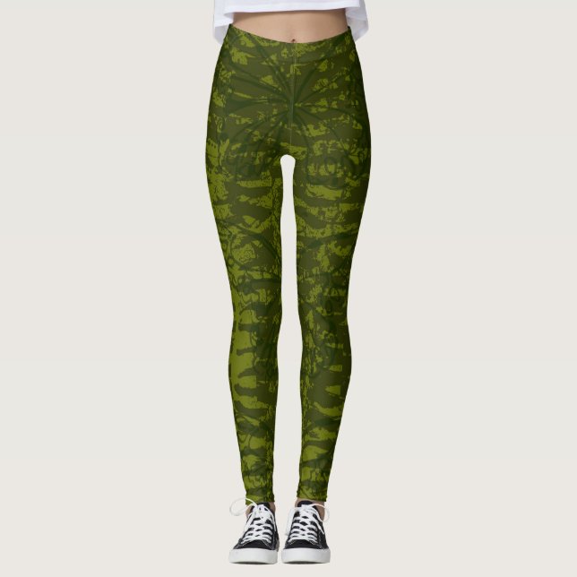 camo farfalla leggings (Framsida)