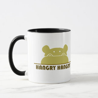 Camo för Hangry Hangry flodhästarmé grönt & brunt Mugg