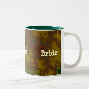 Camo Fractal Bride Mugg