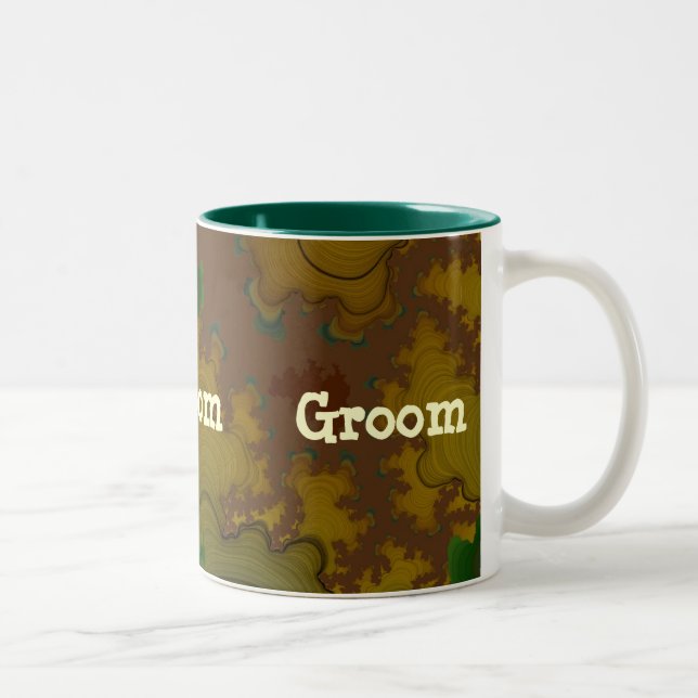 Camo Fractal Groom Mugg (Höger)