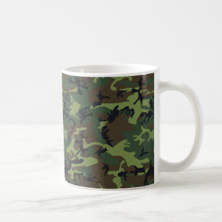 [CAMO-GR-1] Grön och brun camo Kaffemugg