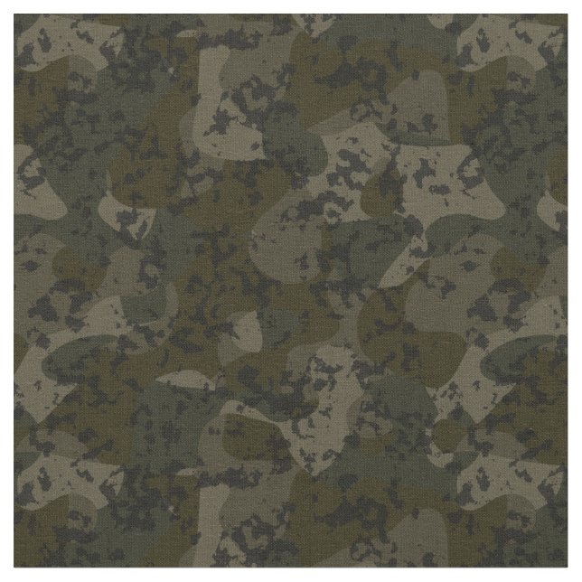 Camo green abstract tyg (Närbild)