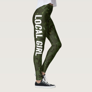 CAMO GRÖNT LG LOCAL GIRL LEGGINGS