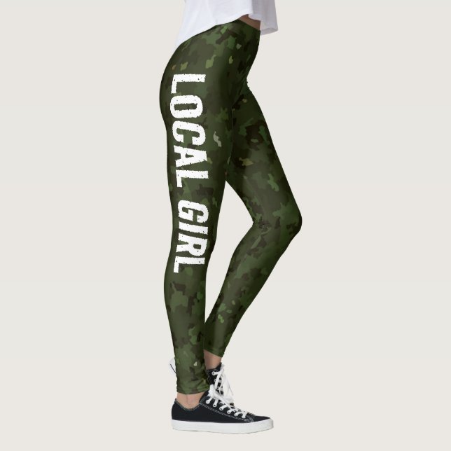 CAMO GRÖNT LG LOCAL GIRL LEGGINGS (Höger)
