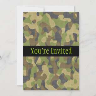 Camo-Gröntar och Inbjudningar