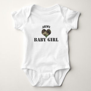 Camo Heart Army Flicka T-Shirt