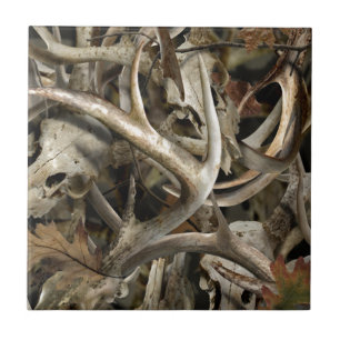 Camo hjortdöskallar kakelplatta