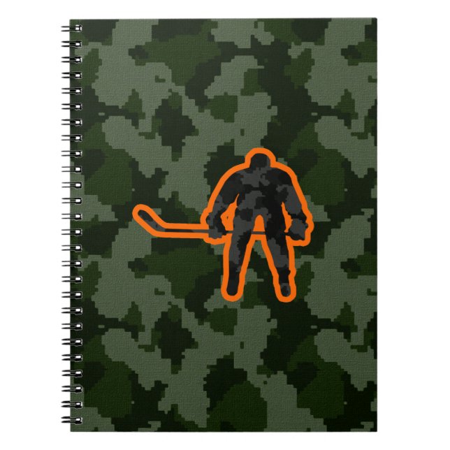 Camo Hockey Anteckningsbok (Framsidan)