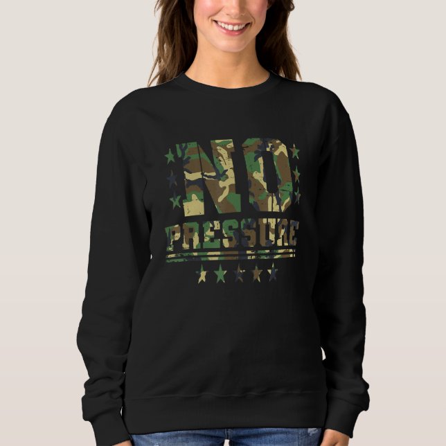 Camo Inget Tryck Sarcasm Citat Gym Träning Distres T Shirt (Framsida)
