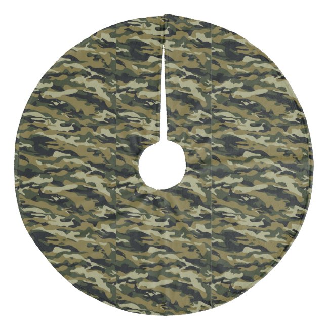 Camo Julgransmatta Fleece (Framsidan)