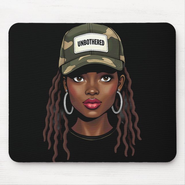 Camo Juneteenth Oorad Black Tjej Loc'd _8  Musmatta (Framsidan)