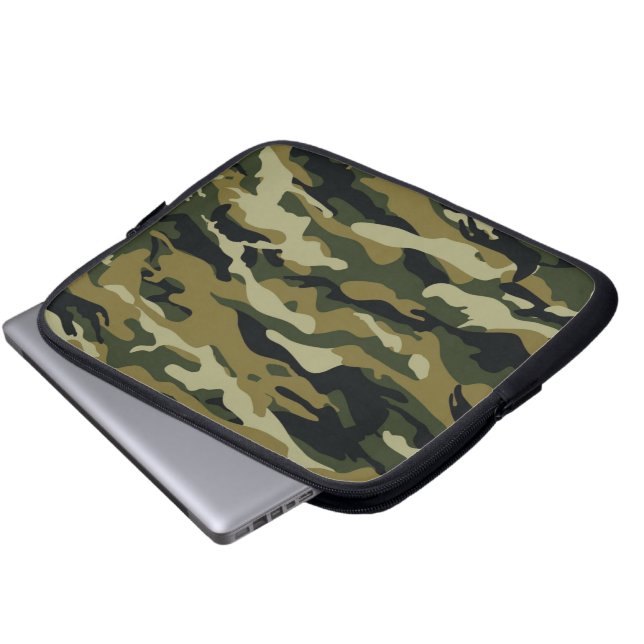 Camo Laptop Fodral (Framre botten)