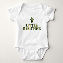 Camo LITTLE Brother-skjorta/underbar babyduschidé T-shirt