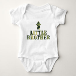 Camo LITTLE Brother-skjorta/underbar babyduschidé Tee