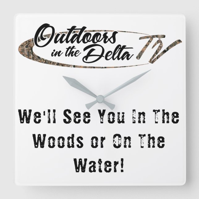 Camo logotyp fyrkantig klocka (Framsida)