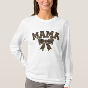 Camo Mama Kvinnors Lediga T-Shirt