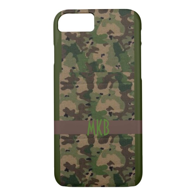 Camo med monogramen Case-Mate iPhone skal (Baksida)