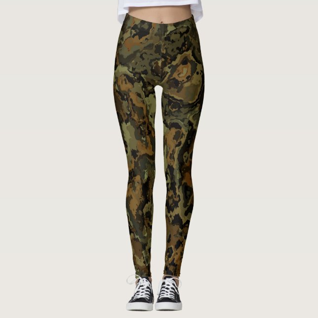 Camo Melt Leggings (Framsida)
