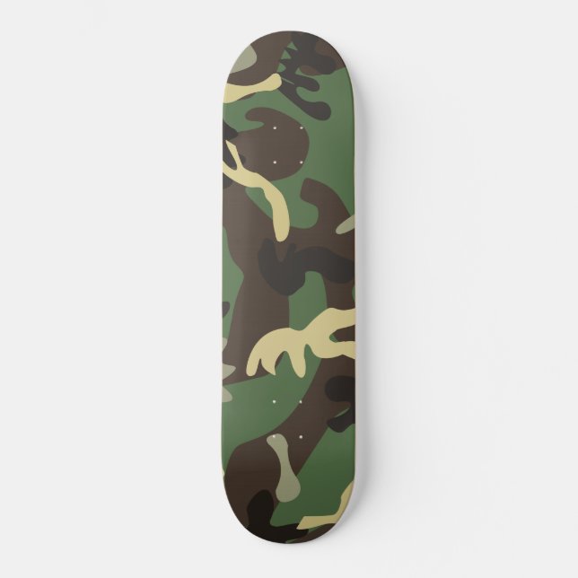 Camo Mini Skateboard Bräda 18,5 Cm (Framsida)