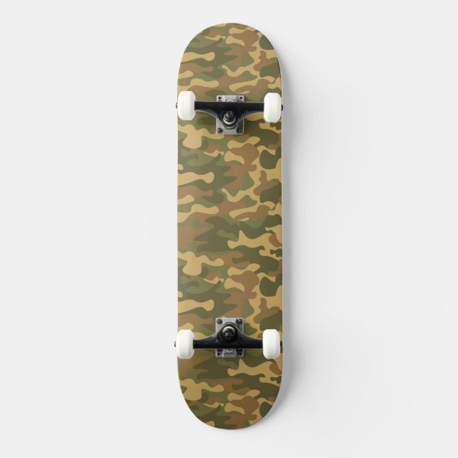Camo Mini Skateboard Bräda 18,5 Cm (Framsida)