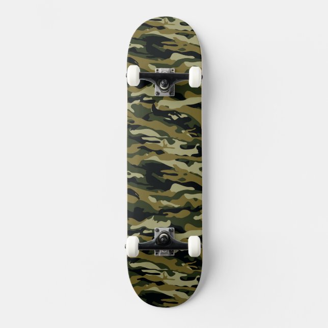 Camo Mini Skateboard Bräda 18,5 Cm (Framsida)