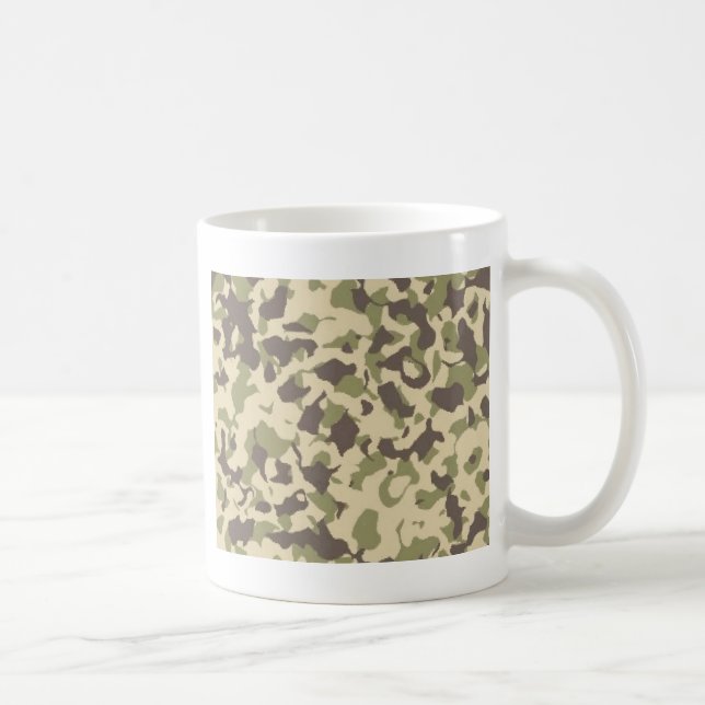 Camo Mönster Kaffemugg (Höger)