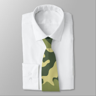 Camo Mönster Neck Tie Slips