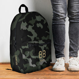Camo Namn Number Back to school Camouflage Modern