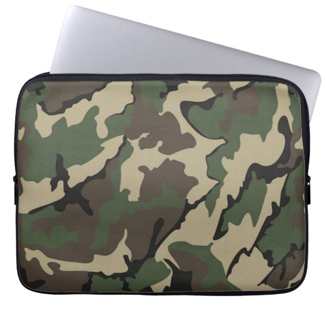 Camo Neoprenebärbar dator 13 flytta sig mycket Laptop Sleeve (Framsidan)