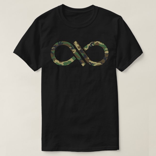 Camo oändlig vision tee shirt (Design framsida)