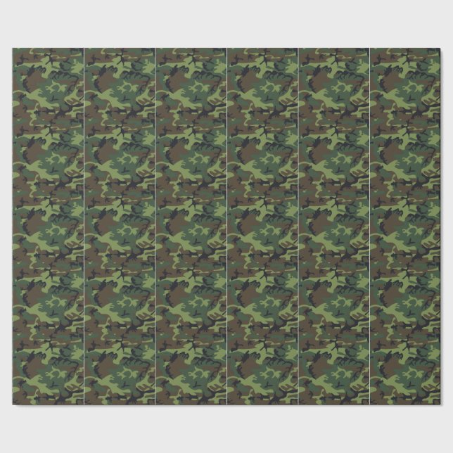 Camo Presentpapper (Seam)