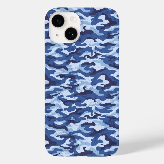 Camo Print iPhone 14 Fodral (Baksida)