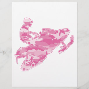 Camo Rosa Sled på Black Copy Reklamblad