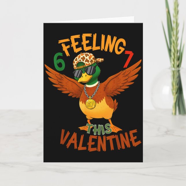 Camo Six Seven Bruh Valentine 67 Duck Hunting 6 7  Kort (Framsida)