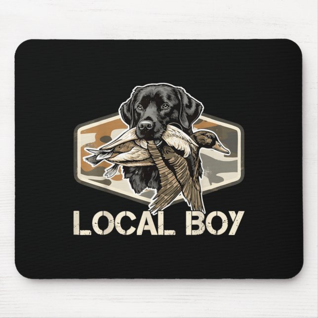 Camo Southern Local Boy Duck Hunting Black Lab Out Musmatta (Framsidan)