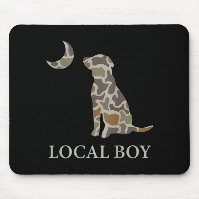 Camo Southern Local Boy Duck Hunting Black Lab Out Musmatta (Framsidan)
