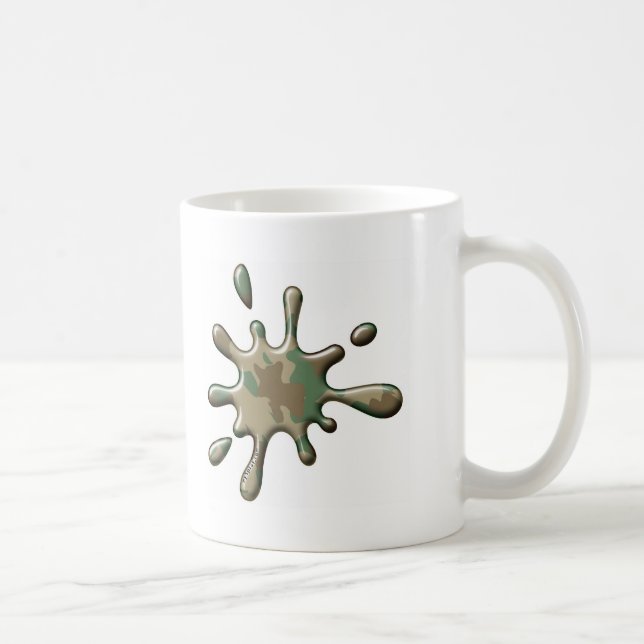 Camo Splat - mySplat.com Kaffemugg (Höger)