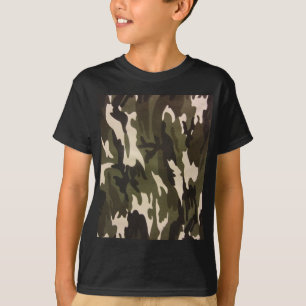 Camo tryck t shirt
