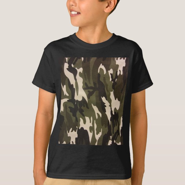 Camo tryck t shirt (Framsida)