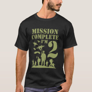 Camo Two Birthday Boy Milind Party Boys Age T Shirt